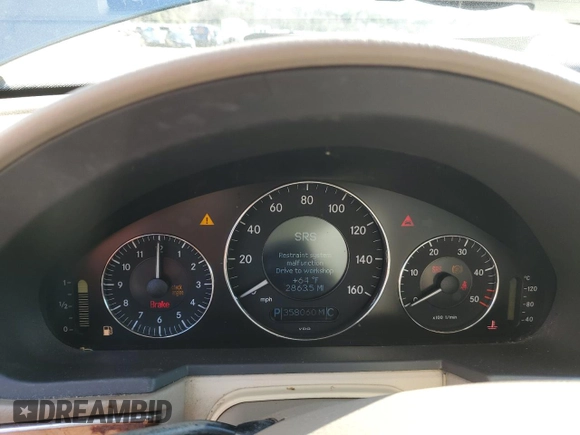 2005 Mercedes-Benz E-Class 3.2L CDI with VIN WDBUF26J35A746017, listed as a Copart auction lot 43901695 with 358,060 mi miles and Salvage Title. Bid and sale history available at carsss.com. Image 9.