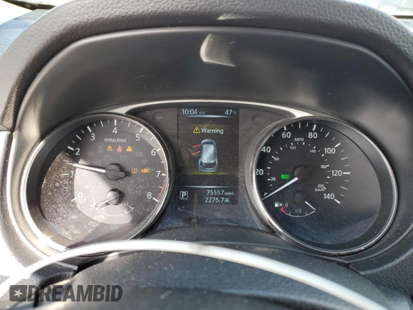 2015 Nissan Rogue S with VIN KNMAT2MV0FP583098, listed as a Copart auction lot 51582475 with 75,557 mi miles and Salvage Title. Bid and sale history available at DreamBid. Image 9.