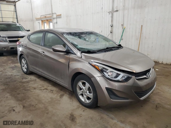 2015 Hyundai Elantra SE with VIN 5NPDH4AE0FH589476, listed as a Copart auction lot 49794565 with 115,069 mi miles and Non Repairable. Bid and sale history available at carsss.com. Image 4.