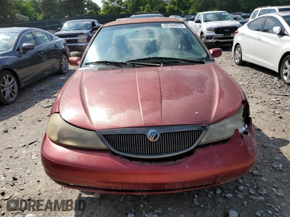 2000 Mercury Mystique GS with VIN 1MEFM6530YK615859, listed as a Copart auction lot 59704875 with 259,272 mi miles and Salvage title. Bid and sale history available at DreamBid. Image 5.