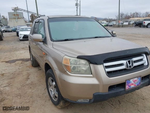 2006 Honda Pilot EX with VIN 5FNYF18416B010982, listed as a IAAI auction lot 40707488 with 1 mi miles. Bid and sale history available at carsss.com. Image 1.