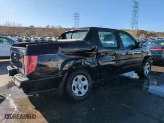 2011 Honda Ridgeline RT with VIN 5FPYK1F24BB009159, listed as a Copart auction lot 51923715 with 121,639 mi miles and Salvage Title. Bid and sale history available at carsss.com. Image 3.