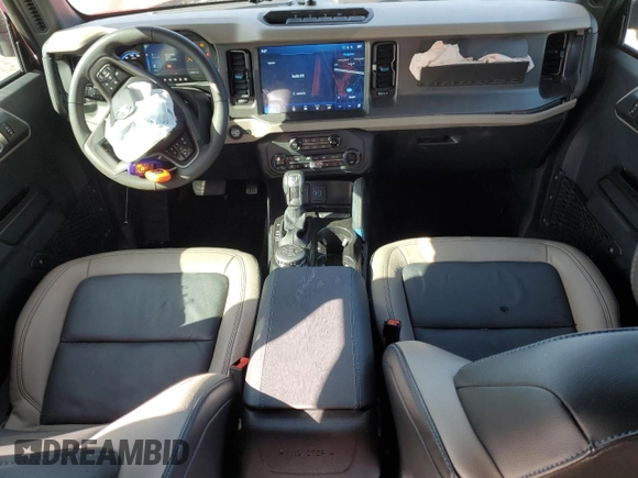 2024 Ford Bronco Wildtrak with VIN 1FMEE2BP4RLB23952, listed as a Copart auction lot 57058835 with 12,180 mi miles and Non repairable. Bid and sale history available at DreamBid. Image 8.