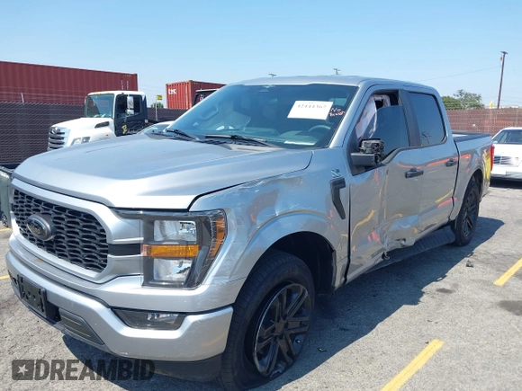 2023 Ford F-150 XL with VIN 1FTEW1CP0PKG14886, listed as a IAAI auction lot 42444367 with 10,677 mi miles and . Bid and sale history available at DreamBid. Image 17.