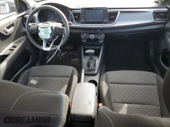 2020 Kia Rio S with VIN 3KPA24AD1LE321905, listed as a Copart auction lot 61011384 with 34,621 mi miles and Salvage Title. Bid and sale history available at carsss.com. Image 8.