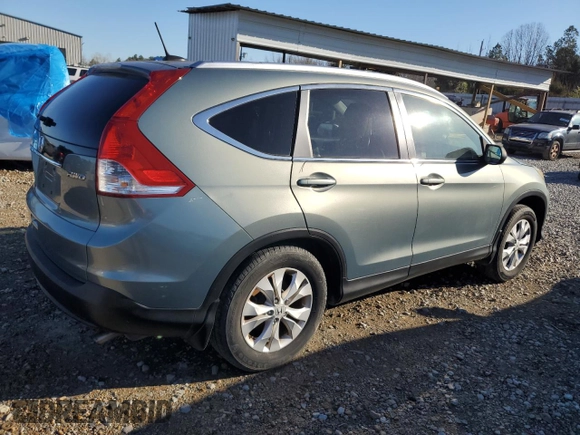 2012 Honda CR-V EX-L with VIN JHLRM4H77CC015850, listed as a Copart auction lot 49339165 with 112,422 mi miles and Salvage Title. Bid and sale history available at carsss.com. Image 3.