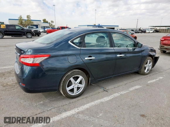 2014 Nissan Sentra SV with VIN 3N1AB7AP7EL653313, listed as a Copart auction lot 59536475 with 126,048 mi miles and Salvage title. Bid and sale history available at DreamBid. Image 3.