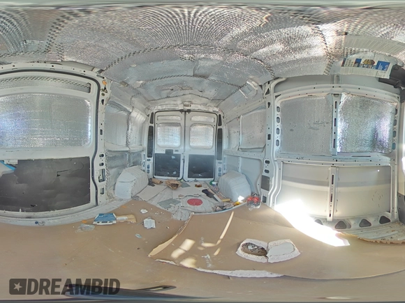 2015 Ram ProMaster Cargo with VIN 3C6TRVBG6FE520074, listed as a Copart auction lot 46472965 with 150,918 mi miles and Salvage Title. Bid and sale history available at DreamBid. Image 14.
