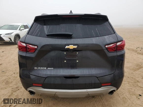 2022 Chevrolet Blazer LT with VIN 3GNKBJR48NS147768, listed as a Copart auction lot 43224285 with 45,336 mi miles and Salvage title. Bid and sale history available at DreamBid. Image 6.