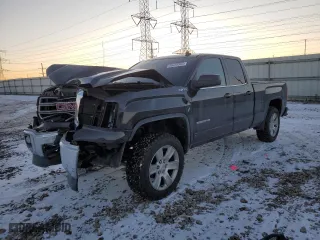 2014 GMC Sierra 1500 SLE with VIN 1GTR1UEH9EZ358677, listed as a Copart auction lot 88238555 with 163,815 mi miles and Salvage Title. Bid and sale history available at carsss.com. Image 1.