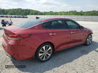 2016 Kia Optima SX Turbo with VIN 5XXGW4L27GG095764, listed as a Copart auction lot 54824235 with 87,231 mi miles and Salvage title. Bid and sale history available at DreamBid. Image 3.