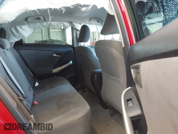 2013 Toyota Prius One with VIN JTDKN3DU6D5590982, listed as a IAAI auction lot 41609675 with Not Provided miles. Bid and sale history available at carsss.com. Image 8.