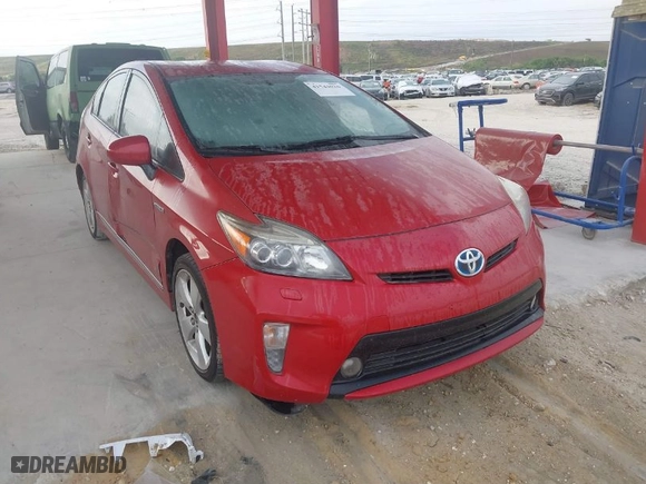 2012 Toyota Prius One with VIN JTDKN3DU4C5411255, listed as a IAAI auction lot 41544026 with 254,304 mi miles. Bid and sale history available at carsss.com. Image 1.