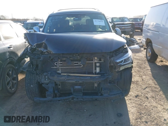 2018 Infiniti QX80 with VIN JN8AZ2NE0J9195724, listed as a IAAI auction lot 41778410 with 137,315 mi miles and . Bid and sale history available at DreamBid. Image 13.