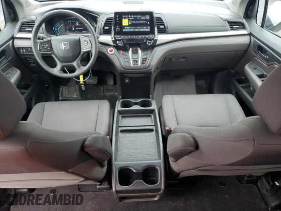 2019 Honda Odyssey EX with VIN 5FNRL6H59KB022682, listed as a Copart auction lot 58787265 with 54,803 mi miles and Salvage title. Bid and sale history available at DreamBid. Image 8.