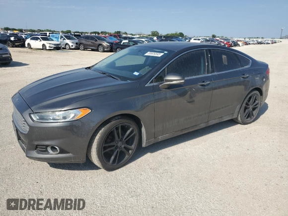 2016 Ford Fusion Titanium with VIN 3FA6P0K98GR164758, listed as a Copart auction lot 55609595 with 153,779 mi miles and Clean title. Bid and sale history available at DreamBid. Image 1.
