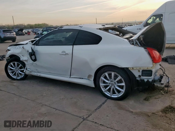 2011 Infiniti G37 Coupe x with VIN JN1CV6EL8BM261833, listed as a Copart auction lot 50382715 with 159,872 mi miles and Non Repairable. Bid and sale history available at carsss.com. Image 2.