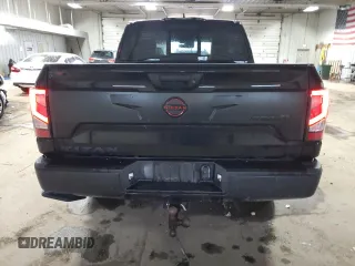 2023 Nissan Titan SV with VIN 1N6AA1ED0PN111600, listed as a Copart auction lot 57482755 with 36,920 mi miles and Salvage title. Bid and sale history available at DreamBid. Image 6.