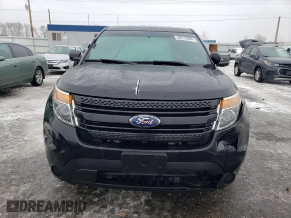 2014 Ford Utility Police Interceptor with VIN 1FM5K8AR5EGC38349, listed as a Copart auction lot 86513584 with 65,099 mi miles and Salvage Title. Bid and sale history available at carsss.com. Image 5.
