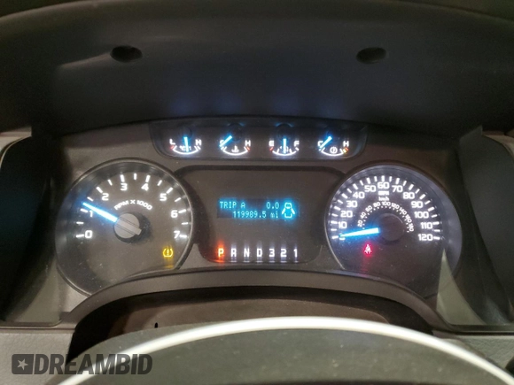 2012 Ford F-150 XL with VIN 1FTEX1EM0CKD75141, listed as a Copart auction lot 89303895 with 119,989 mi miles and Clean Title. Bid and sale history available at carsss.com. Image 9.