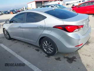 2016 Hyundai Elantra SE with VIN 5NPDH4AE0GH654960, listed as a IAAI auction lot 41089501 with 136,612 mi miles. Bid and sale history available at carsss.com. Image 3.