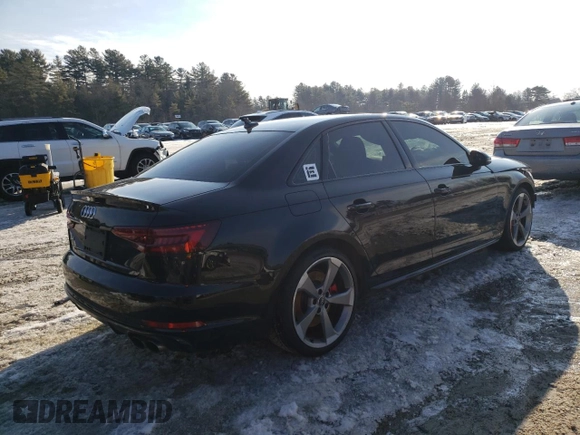 2019 Audi S4 Premium Plus z VIN WAUB4AF44KA032182, wystawiony jako Copart lot #45534465 z przebiegiem 75 742 mil mil oraz Szkody całkowita. Historia ofert i sprzedaży dostępna na DreamBid. Obrazek 3.