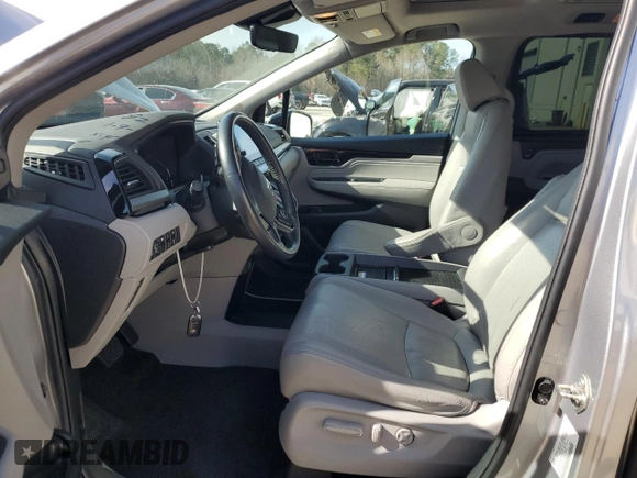 2020 Honda Odyssey Elite with VIN 5FNRL6H99LB007331, listed as a Copart auction lot 88478265 with 53,040 mi miles and Salvage Title. Bid and sale history available at DreamBid. Image 7.