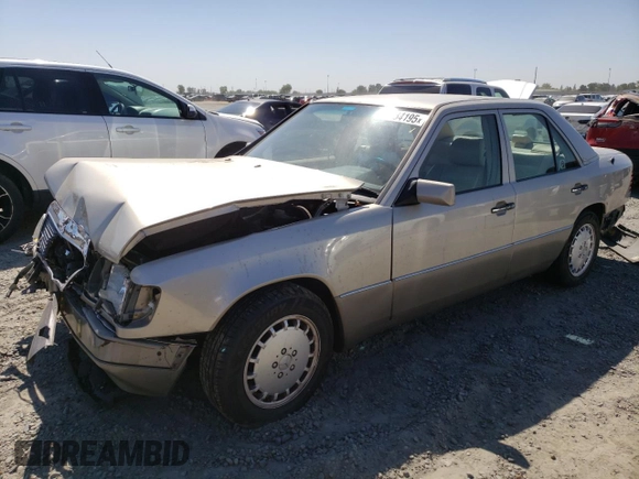 1991 Mercedes-Benz 300 with VIN WDBEA30D1MB497396, listed as a Copart auction lot 55834195 with 179,323 mi miles and Salvage Title. Bid and sale history available at carsss.com. Image 1.