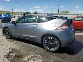 2015 Honda CR-Z EX with VIN JHMZF1D64FS001254, listed as a Copart auction lot 53082825 with 57,910 mi miles and Salvage title. Bid and sale history available at DreamBid. Image 2.