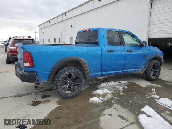 2021 Ram 1500 Classic Warlock with VIN 1C6RR7GG0MS556576, listed as a Copart auction lot 45492945 with 45,501 mi miles and Clean Title. Bid and sale history available at carsss.com. Image 3.