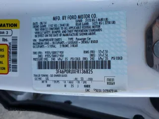 2015 Ford Fusion Titanium Hybrid with VIN 3FA6P0RUXFR136825, listed as a Copart auction lot 47849355 with 70,241 mi miles and Salvage title. Bid and sale history available at DreamBid. Image 12.