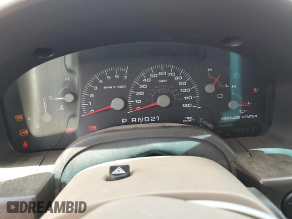 2003 Ford Expedition Eddie Bauer with VIN 1FMPU17L93LC60694, listed as a Copart auction lot 56562615 with 217,217 mi miles and Salvage title. Bid and sale history available at DreamBid. Image 9.