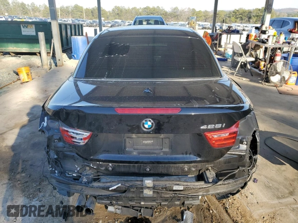 2015 BMW 4 Series 428i with VIN WBA3V7C5XF5A24526, listed as a Copart auction lot 46983755 with 80,158 mi miles and Salvage Title. Bid and sale history available at carsss.com. Image 6.