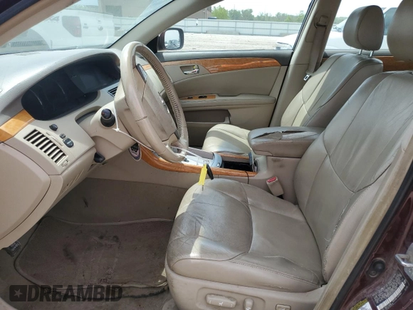 2006 Toyota Avalon XL z VIN 4T1BK36B46U104789, wystawiony jako Copart lot #56001885 z przebiegiem 427 702 mil mil oraz Szkoda całkowita • Salvage title. Historia ofert i sprzedaży dostępna na DreamBid. Obrazek 7.