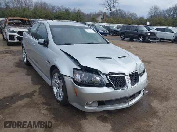 2009 Pontiac G8 GT with VIN 6G2EC57Y29L198556, listed as a IAAI auction lot 41893497 with 82,842 mi miles. Bid and sale history available at carsss.com. Image 1.