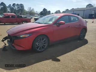 2019 Mazda Mazda3 Hatchback w/Preferred Pkg with VIN JM1BPAMM9K1141427, listed as a Copart auction lot 49545345 with 39,352 mi miles and Salvage Title. Bid and sale history available at carsss.com. Image 1.