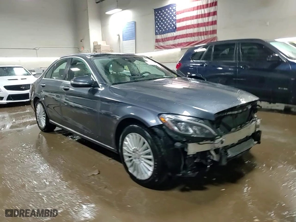 2015 Mercedes-Benz C-Class C 300 Luxury with VIN 55SWF4KB4FU041724, listed as a Copart auction lot 43958145 with 57,107 mi miles and Salvage Title. Bid and sale history available at carsss.com. Image 13.