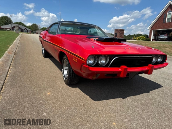 1973 Dodge Challenger с VIN JH23G3B288440, выставлен на аукционе Copart как лот 67135595 с пробегом 3 815 миль миль и Чистый • Clean title. История ставок и продаж доступна на DreamBid. Изображение 1.