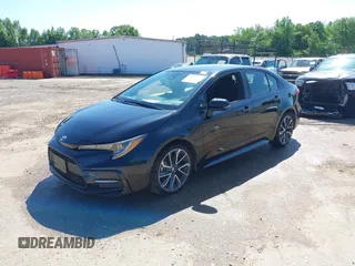 2020 Toyota Corolla SE with VIN JTDS4RCE9LJ020075, listed as a IAAI auction lot 39388212 with 46,014 mi miles and . Bid and sale history available at DreamBid. Image 2.