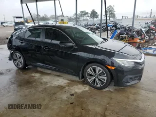 2017 Honda Civic Sedan EX-T with VIN 2HGFC1F30HH650545, listed as a Copart auction lot 45967905 with 166,207 mi miles and Salvage Title. Bid and sale history available at carsss.com. Image 4.