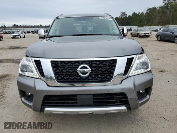 2018 Nissan Armada SV with VIN JN8AY2NC9J9556949, listed as a Copart auction lot 86526934 with 96,293 mi miles and Salvage Title. Bid and sale history available at carsss.com. Image 5.