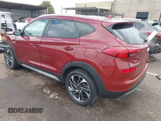 2019 Hyundai Tucson SEL with VIN KM8J33ALXKU855608, listed as a IAAI auction lot 41906199 with 52,741 mi miles. Bid and sale history available at carsss.com. Image 3.