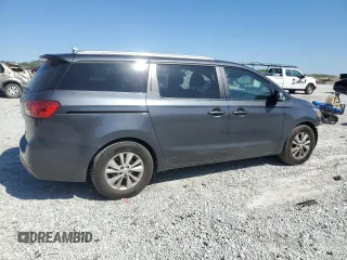 2017 Kia Sedona LX with VIN KNDMB5C12H6283197, listed as a Copart auction lot 53257325 with 140,440 mi miles and Salvage Title. Bid and sale history available at DreamBid. Image 3.