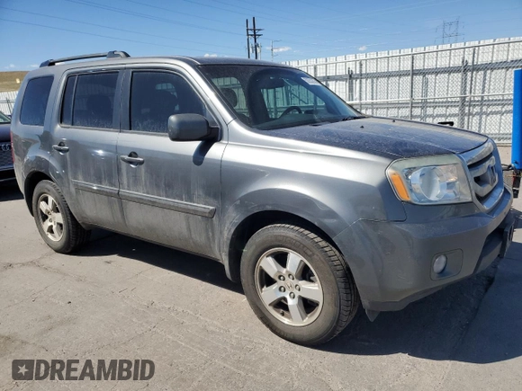 2009 Honda Pilot EX-L with VIN 5FNYF48649B046348, listed as a Copart auction lot 50353255 with 182,356 mi miles and Salvage Title. Bid and sale history available at carsss.com. Image 4.