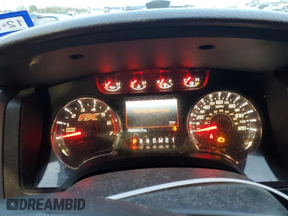 2012 Ford F-150 XL with VIN 1FTFW1CTXCFA13005, listed as a Copart auction lot 79534714 with 199,004 mi miles and Salvage Title. Bid and sale history available at carsss.com. Image 9.