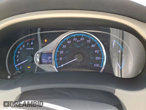 2013 Toyota Sienna XLE AAS z VIN 5TDYK3DC6DS315505, wystawiony jako Copart lot #58428475 z przebiegiem 140 140 mil mil oraz Szkoda całkowita • Salvage title. Historia ofert i sprzedaży dostępna na DreamBid. Obrazek 9.
