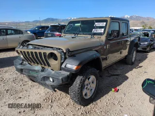 2020 Jeep Gladiator Sport S z VIN 1C6HJTAG8LL191352, wystawiony jako Copart lot #55485235 z przebiegiem 77 192 mil mil oraz Szkoda całkowita • Salvage title. Historia ofert i sprzedaży dostępna na DreamBid. Obrazek 1.