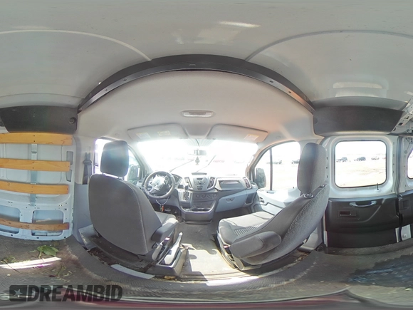 2019 Ford Transit z VIN 1FTYR1ZM9KKA42517, wystawiony jako Copart lot #47355825 z przebiegiem Nie podano mil oraz Szkoda całkowita • Salvage title. Historia ofert i sprzedaży dostępna na DreamBid. Obrazek 14.