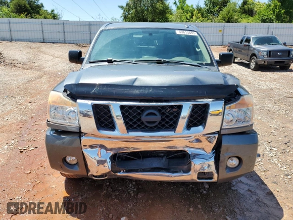 2014 Nissan Titan SV with VIN 1N6BA0EDXEN505116, listed as a Copart auction lot 59615845 with 132,319 mi miles and Salvage title. Bid and sale history available at DreamBid. Image 5.