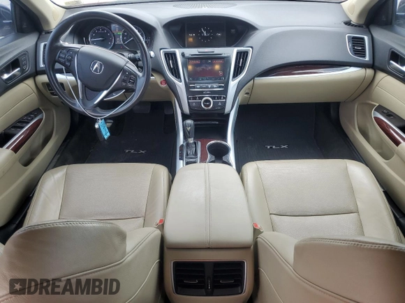 2017 Acura TLX w/Technology Pkg with VIN 19UUB1F56HA000760, listed as a Copart auction lot 46401405 with 62,763 mi miles and Salvage Title. Bid and sale history available at carsss.com. Image 8.